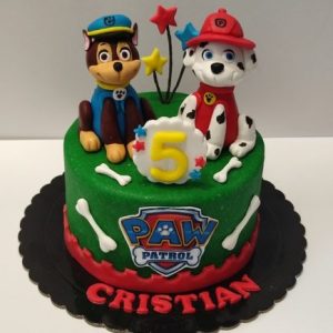 tarta infantil la patrilla canina